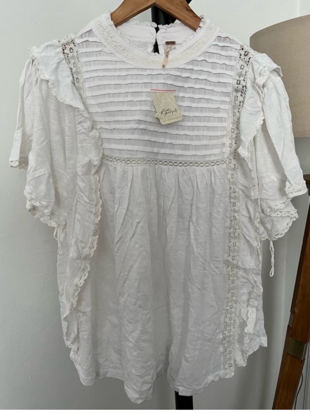 Free People White Blouse - Picture 6 of 8